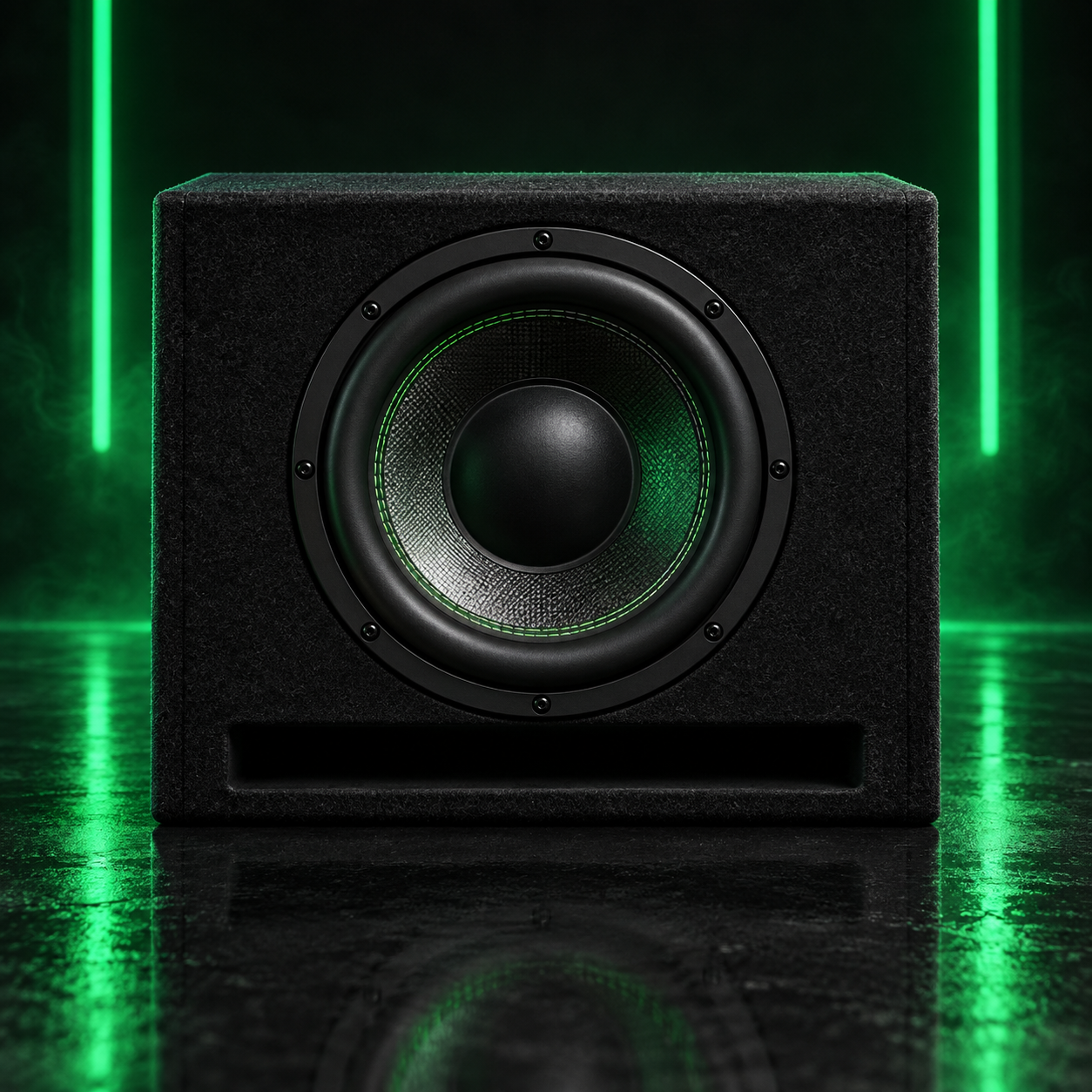 Caixa com subwoofer